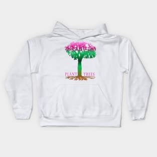 Plant Trees Kids Hoodie